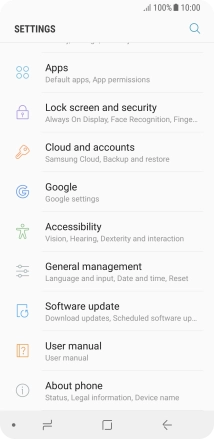 Press Software update.