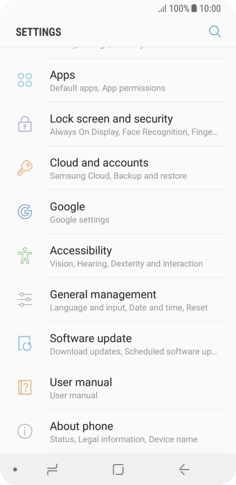 Press Software update.
