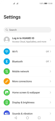 Press Wi-Fi.