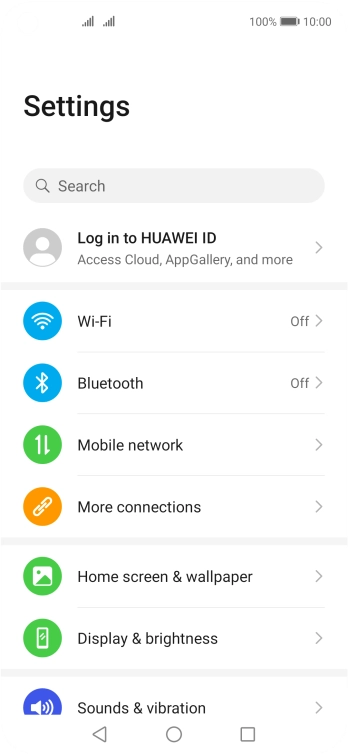 Press Wi-Fi.
