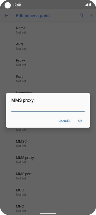 Key in 82.132.254.1 and press OK.