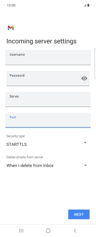 Press the drop down list below 'Security type'.