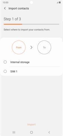 Press the name of the SIM.