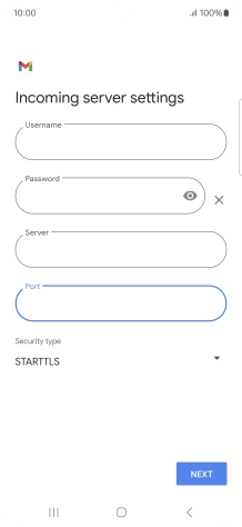 Press the drop down list below 'Security type'.