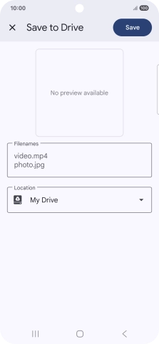Press the field below 'Location' and go to the required folder.