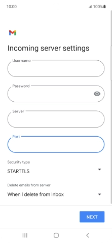 Press the drop down list below 'Security type'.