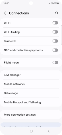 Press Wi-Fi.