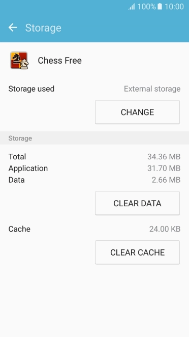 Press the Home key to return to the home screen.