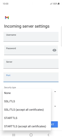 Press None.