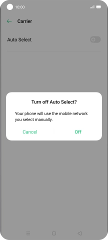 Press Off.