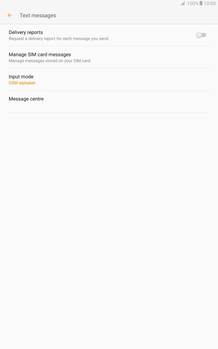 Press the Home key to return to the home screen.