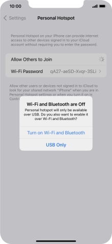 If WiFi is turned off, press Turn on Wi-Fi and Bluetooth.