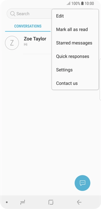 Press Settings.