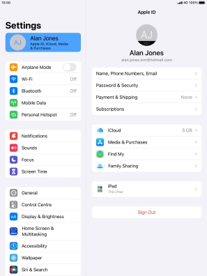 Press the Home key to return to the home screen.