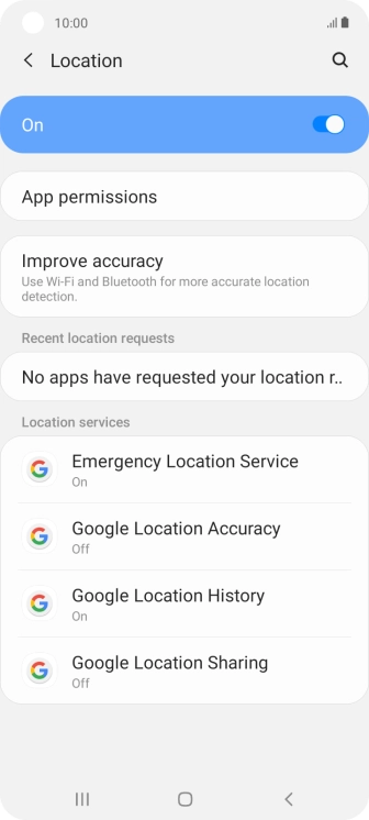 Press App permissions. Press App permissions.