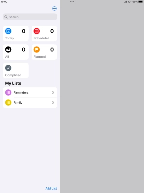 Press the Home key to return to the home screen.