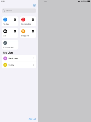 Press the Home key to return to the home screen.