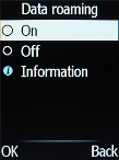Select On to turn on the function.