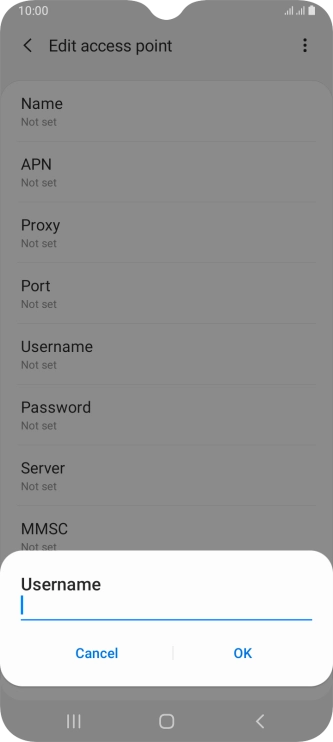Key in o2 and press OK.