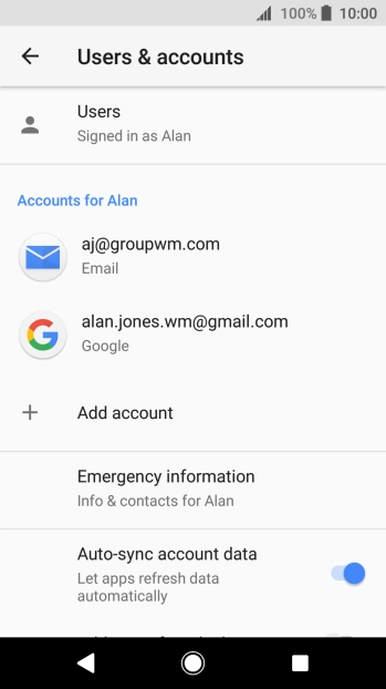 Press the Home key to return to the home screen.