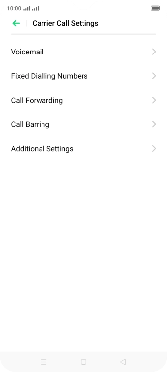 Press Additional Settings.