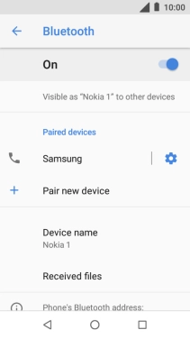 Press the Home key to return to the home screen.