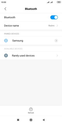 Press the Home key to return to the home screen.