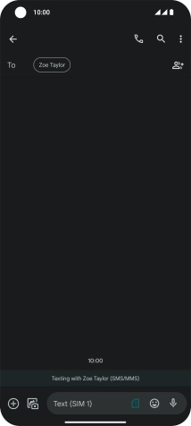 Press the SIM icon.