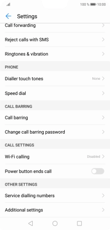 Press Wi-Fi calling.