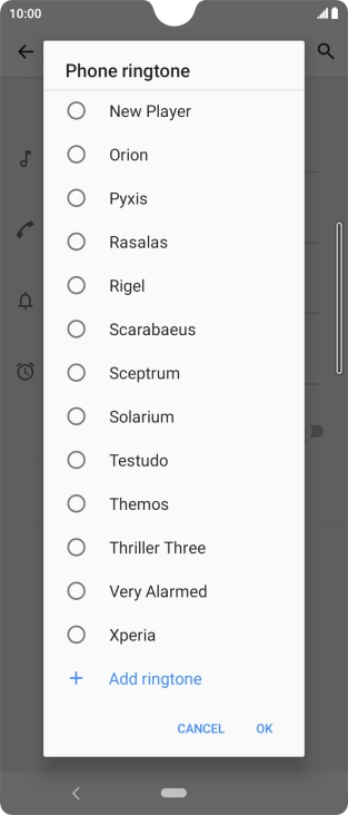 Press Add ringtone.