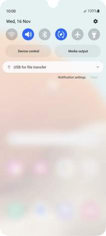 Press the drop down list.