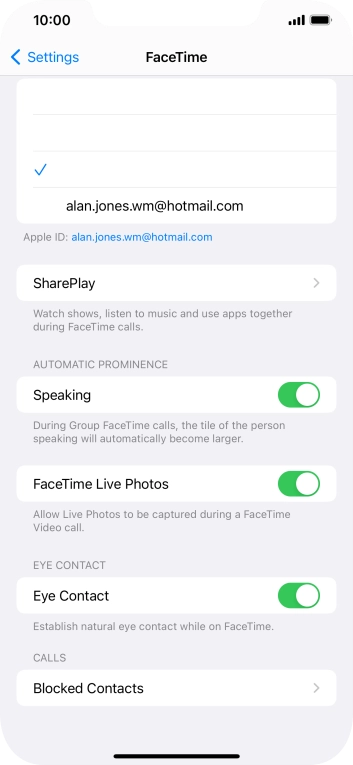 Press SharePlay. Press SharePlay.