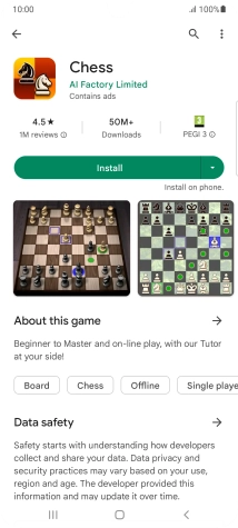 Press the Home key to return to the home screen.