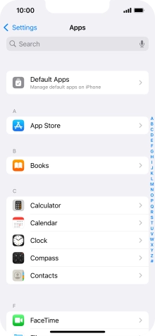 Press App Store.