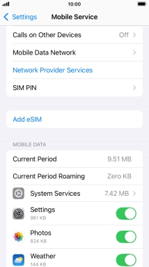 Press Mobile Data Network.