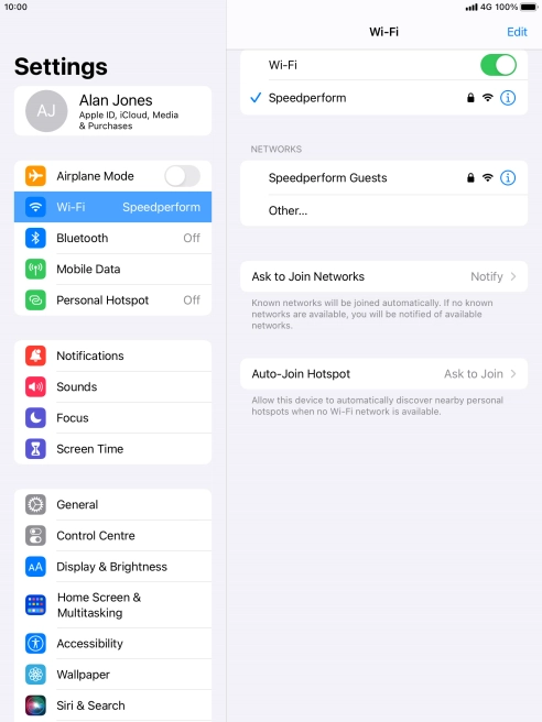 Press the Home key to return to the home screen.