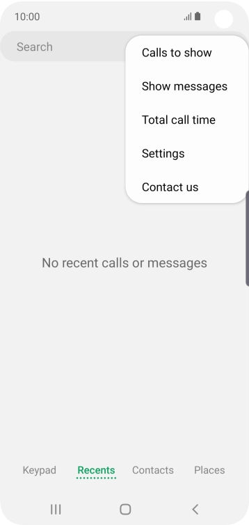 Press Settings.