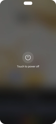 Press Touch to power off.