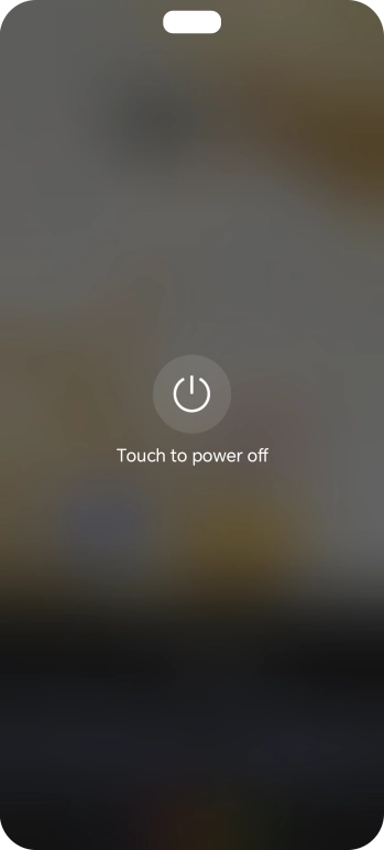 Press Touch to power off.