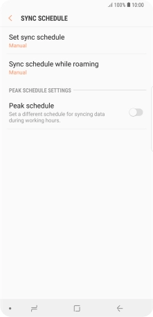 Press the Home key to return to the home screen.