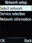 Select Select network.