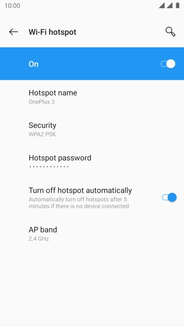 Press the Home key to return to the home screen.