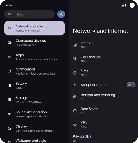 Press Connected devices.