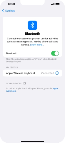 Slide your finger upwards starting from the bottom of the screen to return to the home screen.