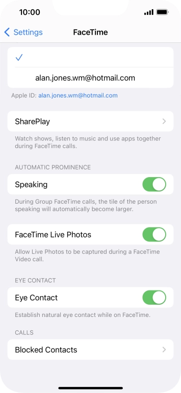 Press SharePlay.