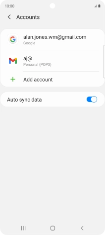 Press the Home key to return to the home screen.
