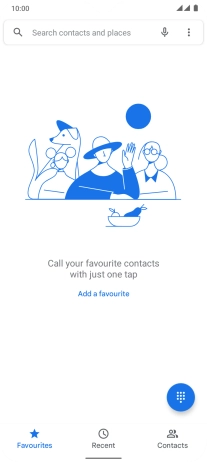 Press the menu icon.