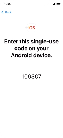 Follow the instructions on the screen and in the 'Move to iOS' app to transfer the content from the Android phone to your phone and set up your phone and prepare it for use.