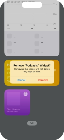 Press Remove.