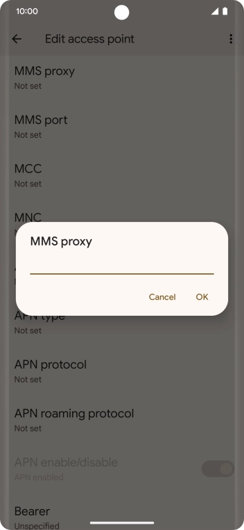 Key in 82.132.254.1 and press OK.